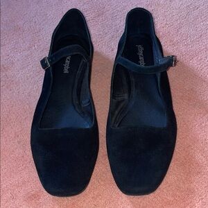 Jeffrey Campbell Black Suede Flats